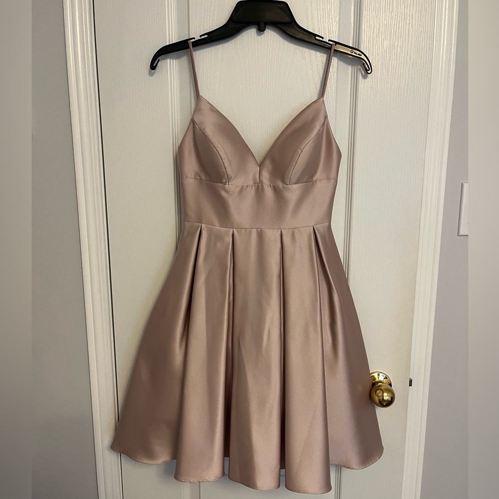 Betsy & Adam Pink Tulle Dress